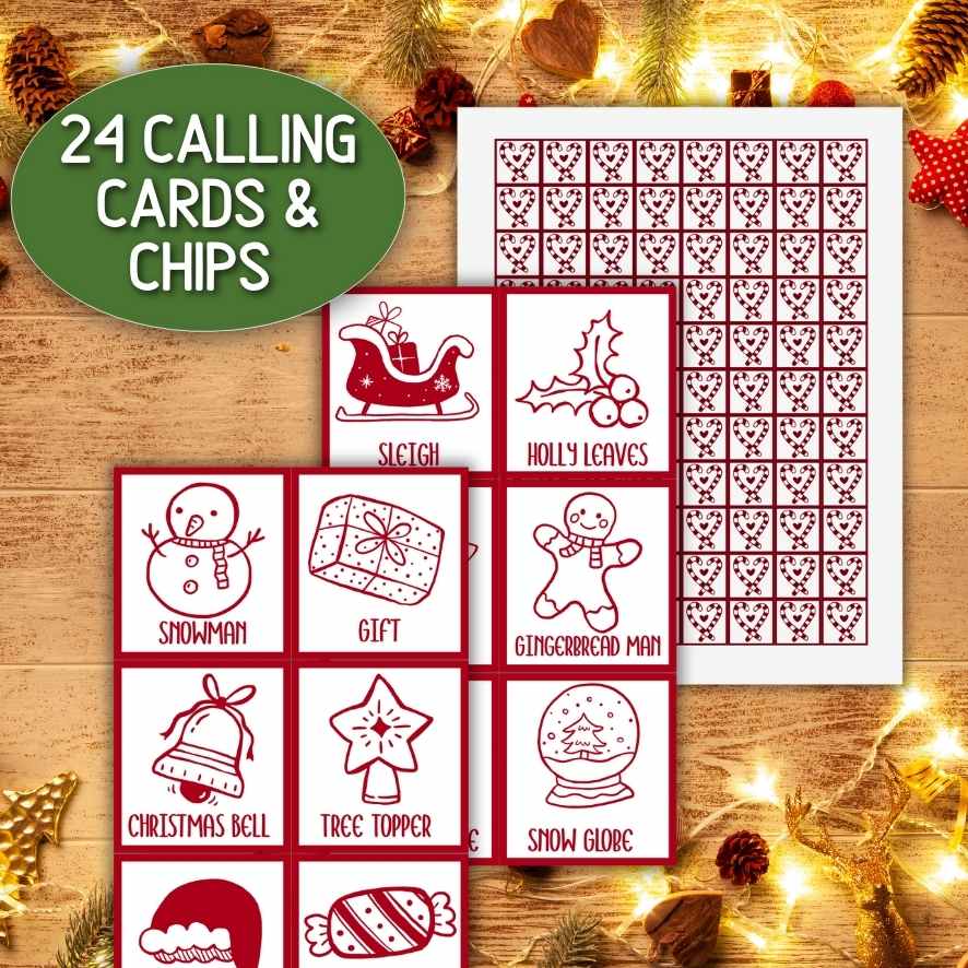 100 CHRISTMAS BINGO CARDS - Image 6