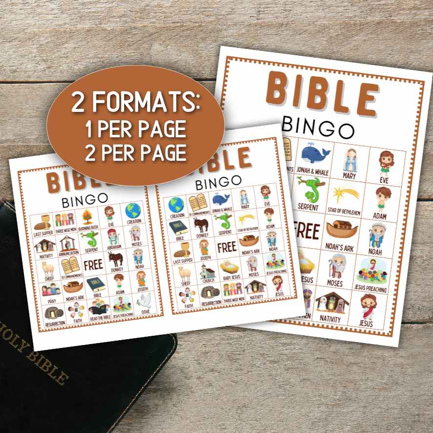 30 BIBLE BINGO CARDS - Image 7