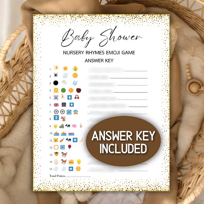 BABY SHOWER EMOJI GAME BUNDLE - Image 9