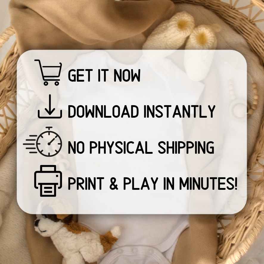 BABY SHOWER EMOJI GAME PRINTABLE - Image 6