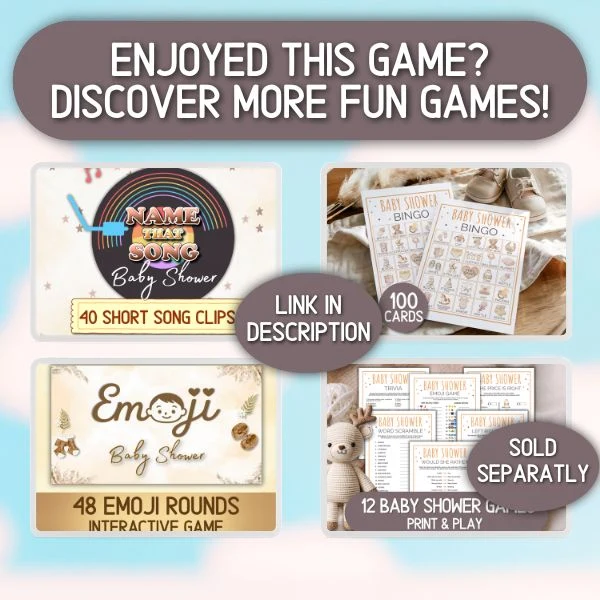 BABY SHOWER ESCAPE ROOM GENDER NEUTRAL - PRINT AND PLAY - Image 9