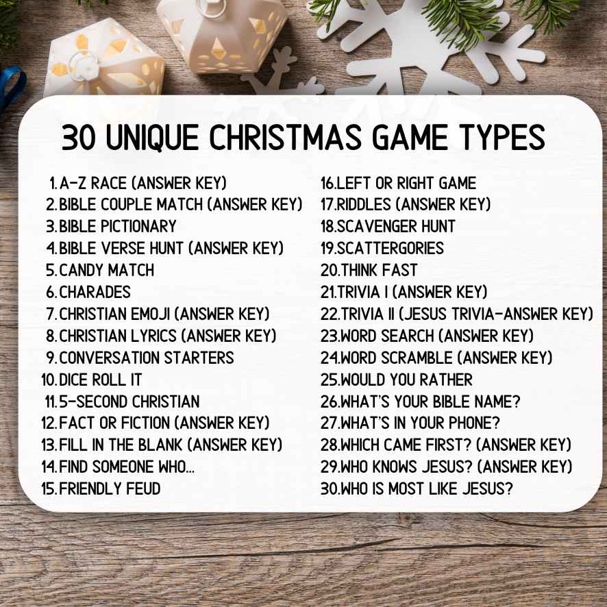 Bible Christmas Games - Image 4