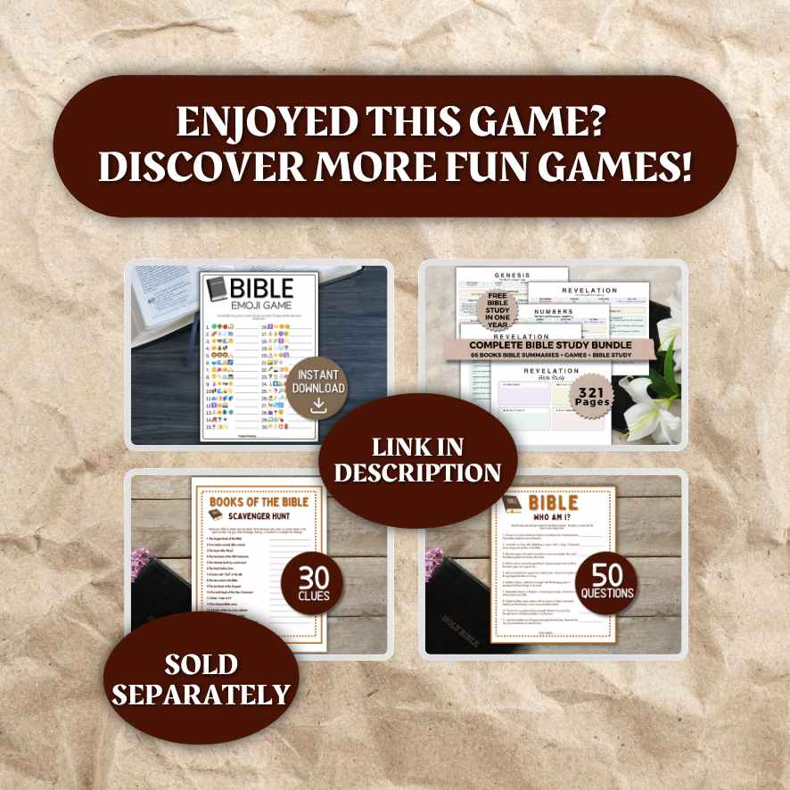 BIBLE ESCAPE ROOM PRINTABLE - Image 10