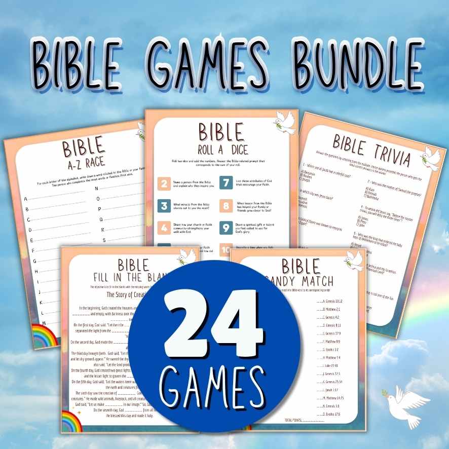 BIBLE GAMES BUNDLE PRINTABLE