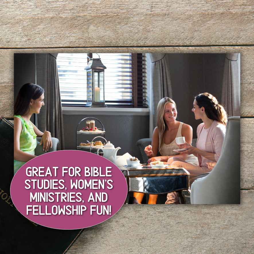 BIBLE LEFT RIGHT TEA PARTY GAME - Image 3