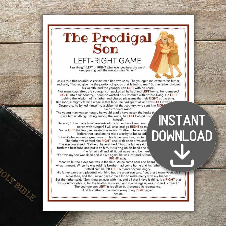 BIBLE PARABLE LEFT RIGHT GAMES - Image 2