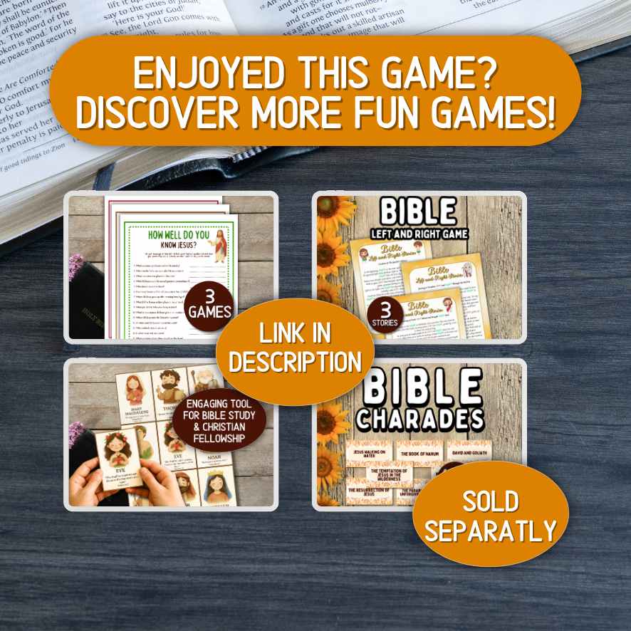 BIBLE VERSE GAME BINGO PRINTABLE - Image 9