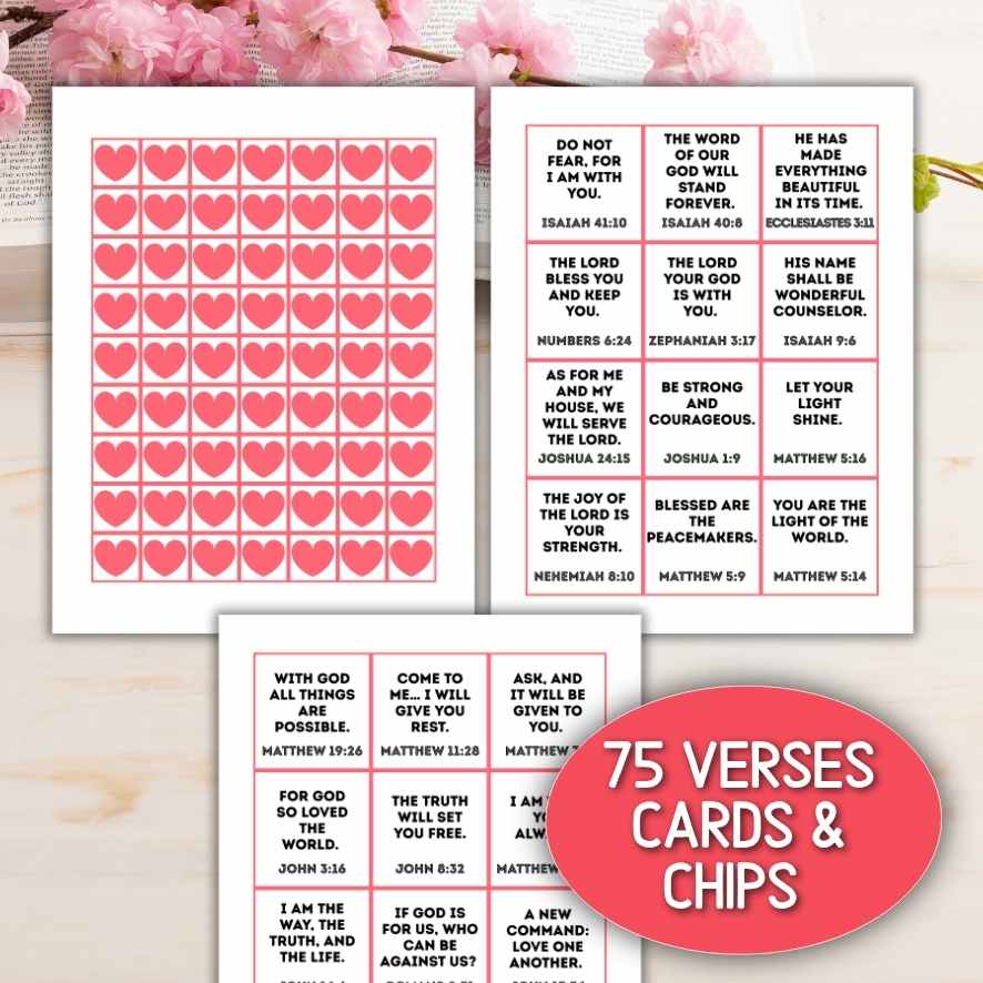 BIBLE VERSES BINGO PRINTABLE - Image 6