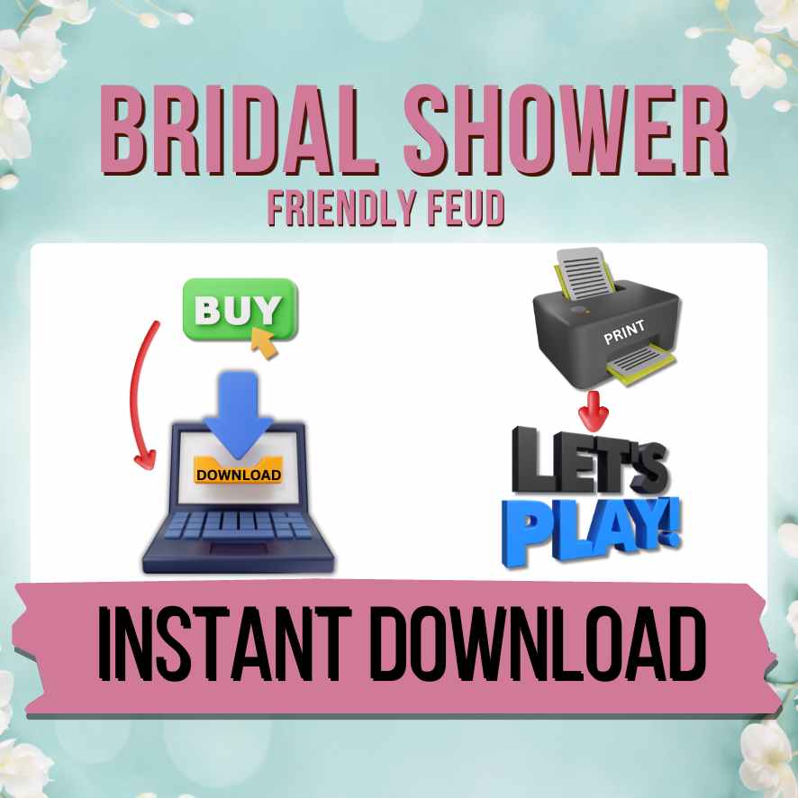 BRIDAL FEUD PRINTABLE GAME - Image 7