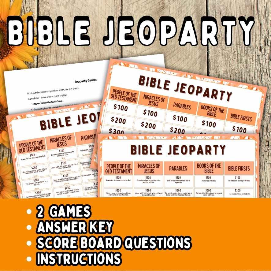 CHRISTIAN JEOPARDY GAME PRINTABLE - Image 3