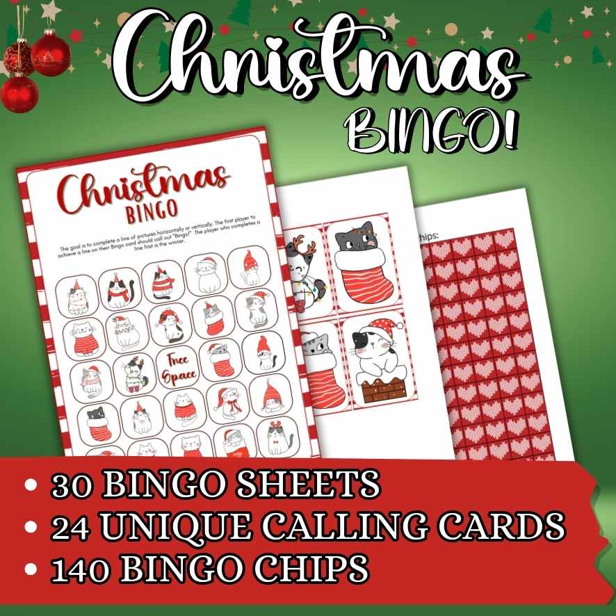 CHRISTMAS BINGO PRINTABLE GAME - Image 3