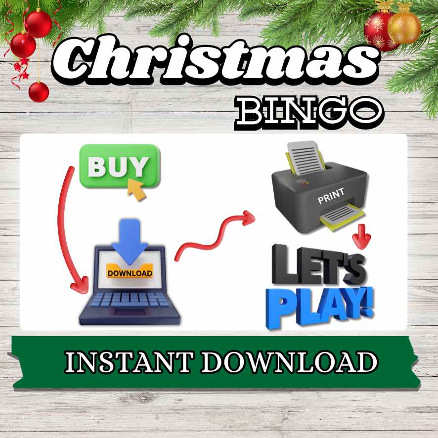 CHRISTMAS BINGO UGLY SWEATER GAME CARDS - Image 8