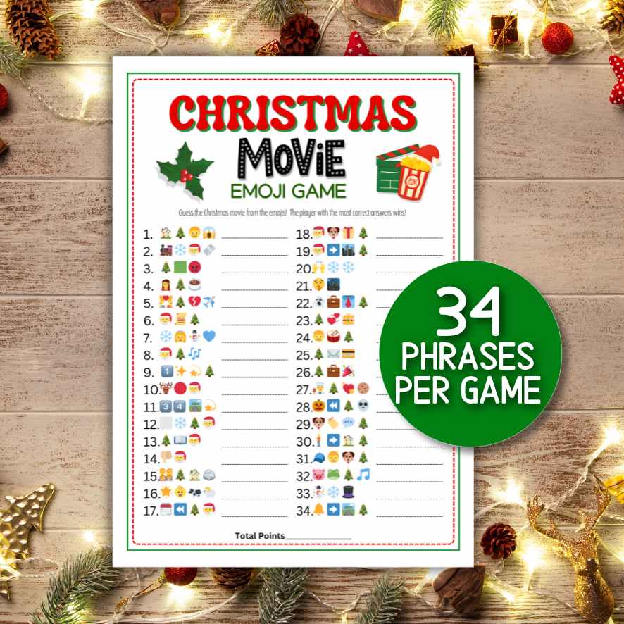 CHRISTMAS EMOJI WORDS, SONGS AND MOVIES - Image 3