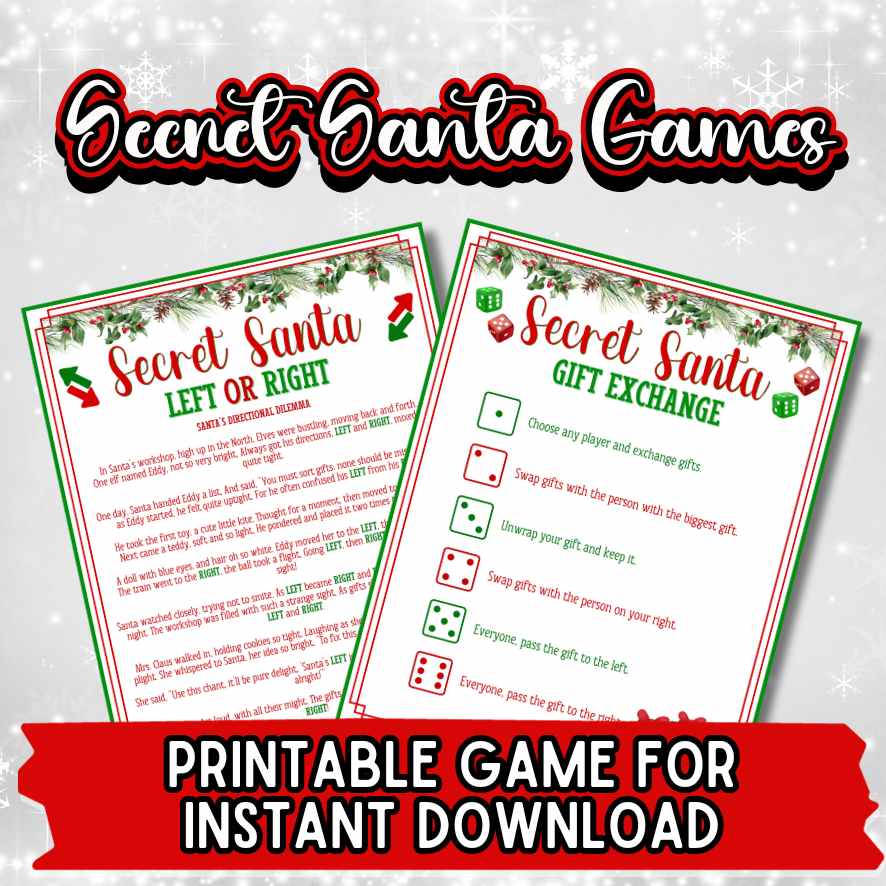CHRISTMAS SECRET SANTA GIFT EXCHANGE GAMES - Image 4