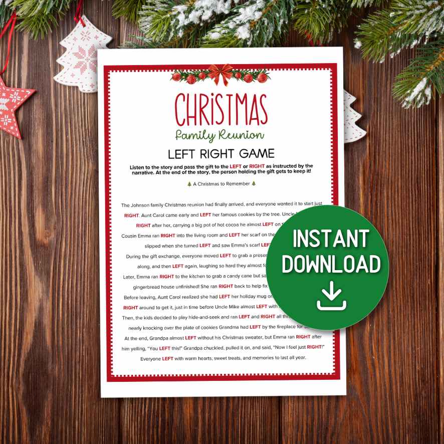 CHRISTMAS LEFT RIGHT GAMES - Image 3