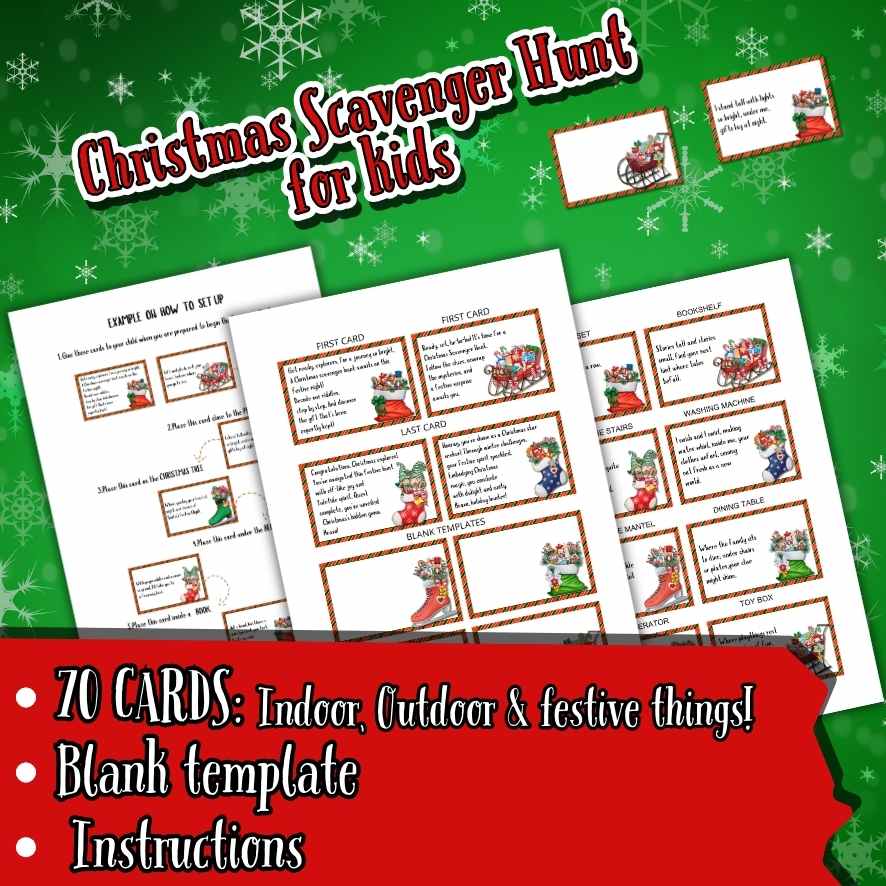 CHRISTMAS SCAVENGER HUNT FOR KIDS - Image 3