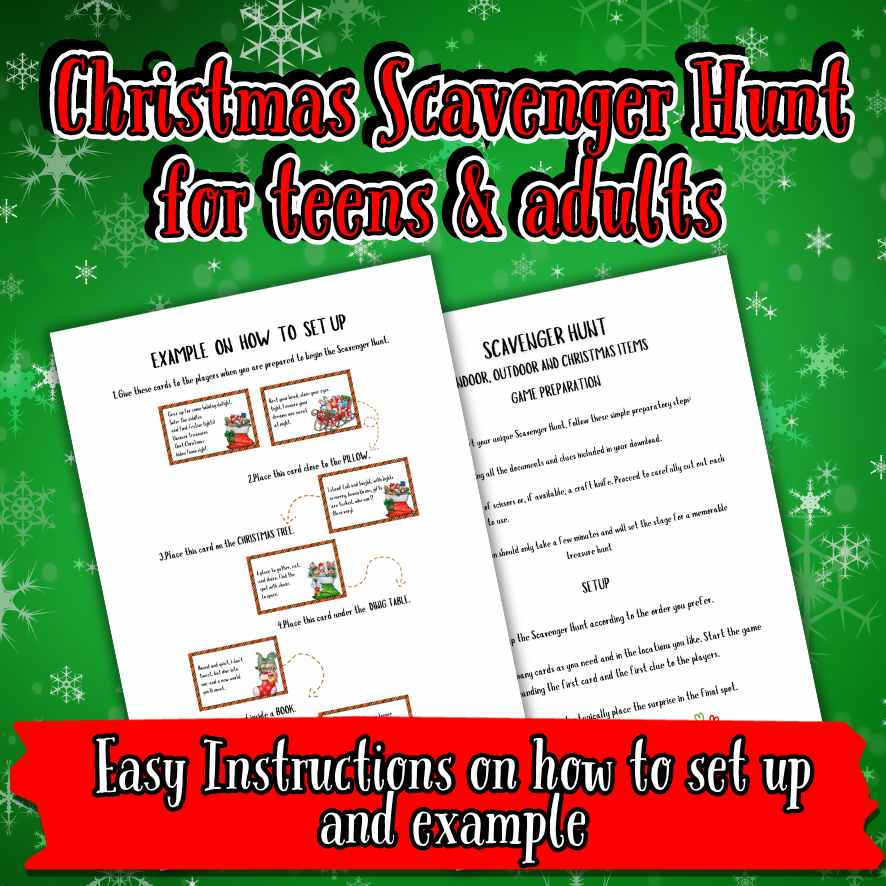 CHRISTMAS SCAVENGER HUNT FOR TEENS - Image 6