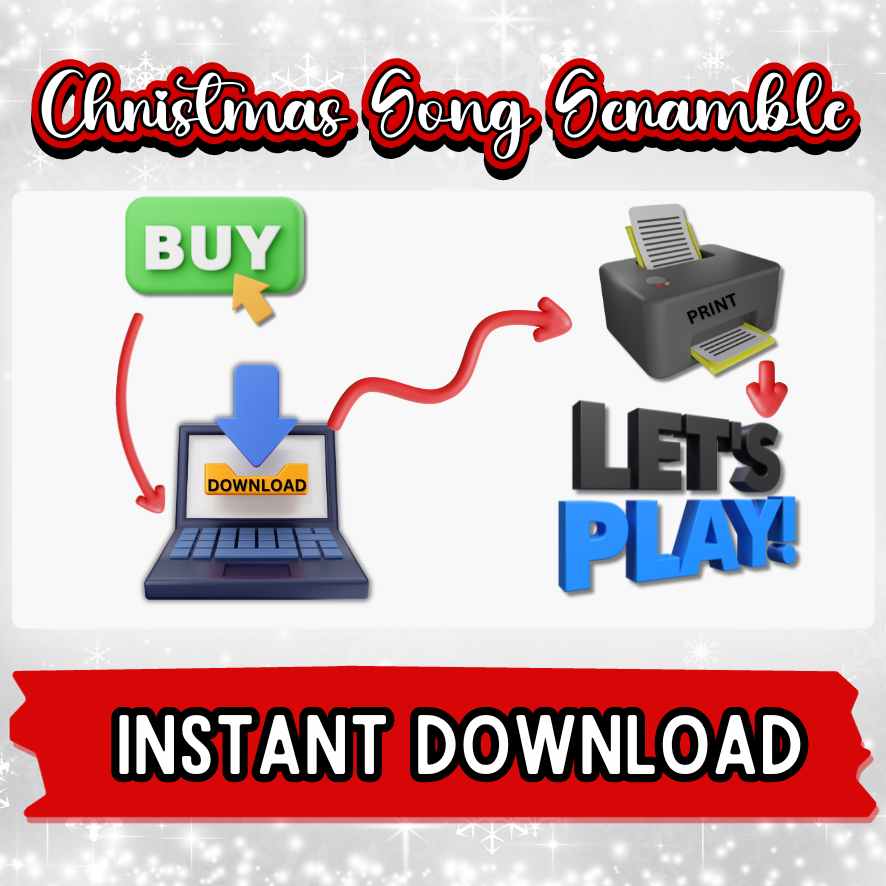 CHRISTMAS SONG SCRAMBLE GAME PRINTABLE - Image 6