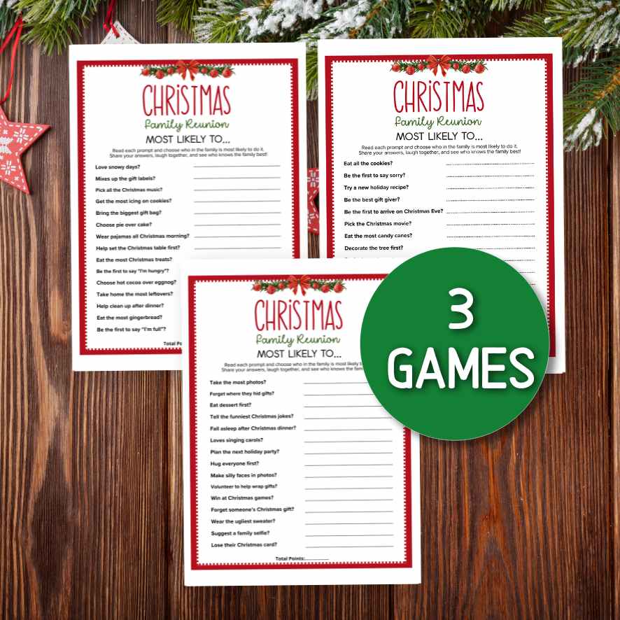 CHRISTMAS WHO´S MOST LIKELY - Image 2