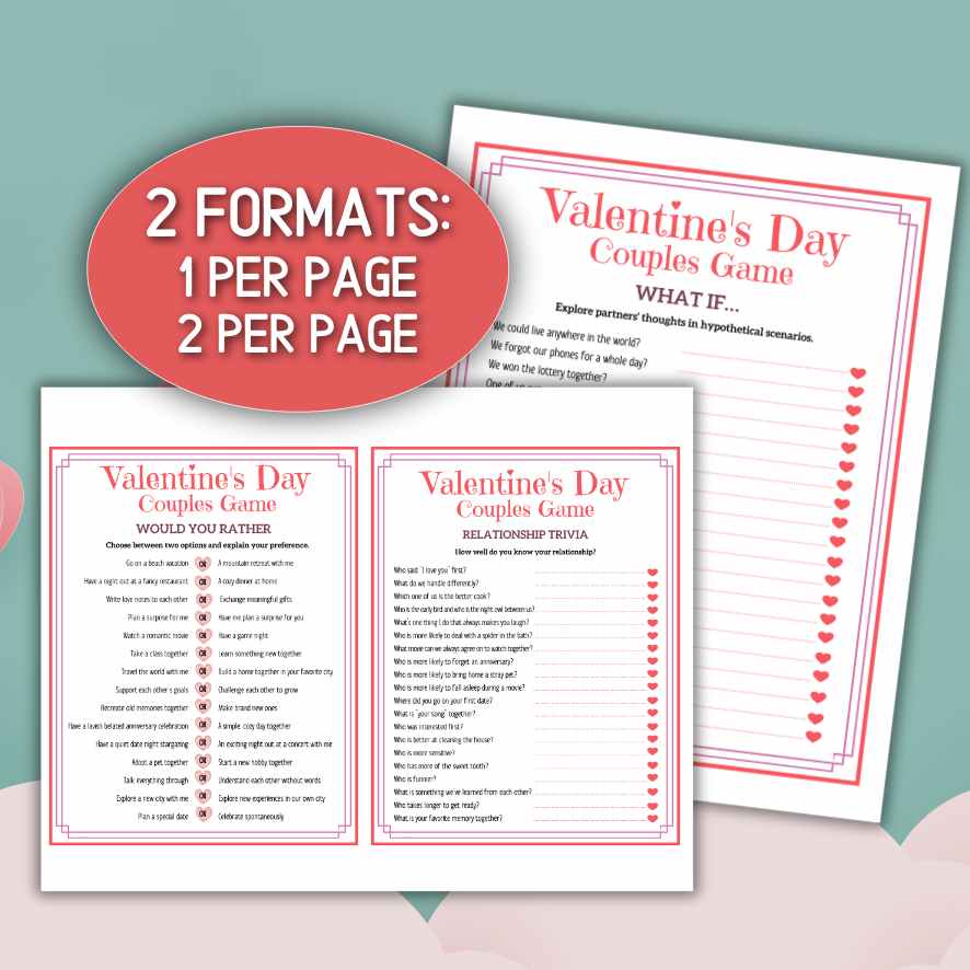 COUPLES GAME BUNDLES PRINTABLE - Image 4