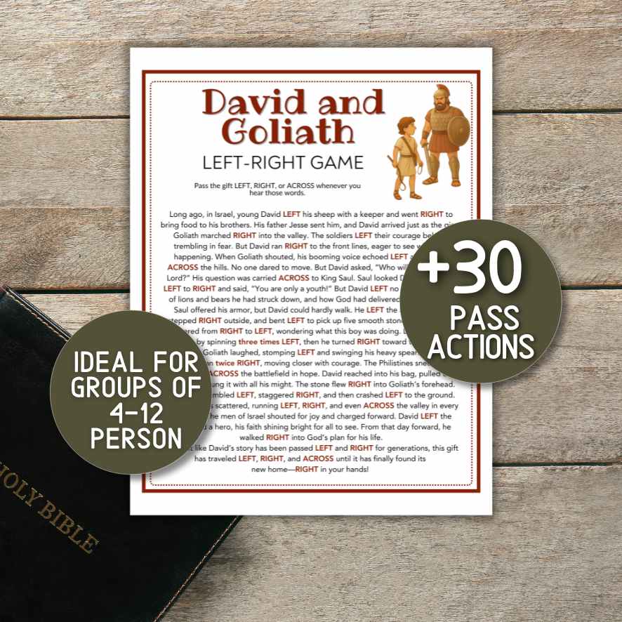 DAVID AND GOLIATH LEFT RIGHT GAME