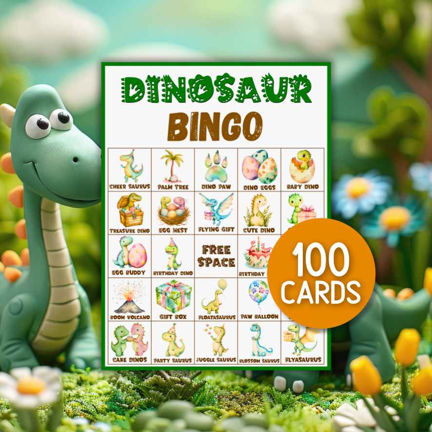 DINOSAUR BINGO GAME