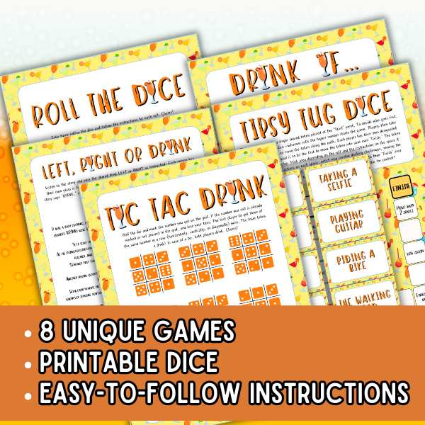 DRINKING GAMES PRINTABLE - Image 3