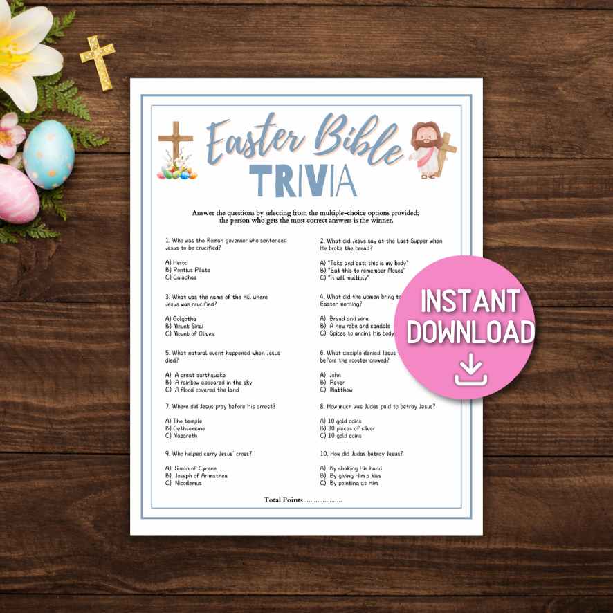 EASTER BIBLE TRIVIA GAME - Image 2