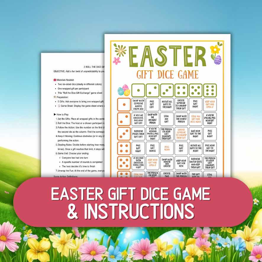 EASTER DICE GAME GIFT EXCHANGE - Image 2