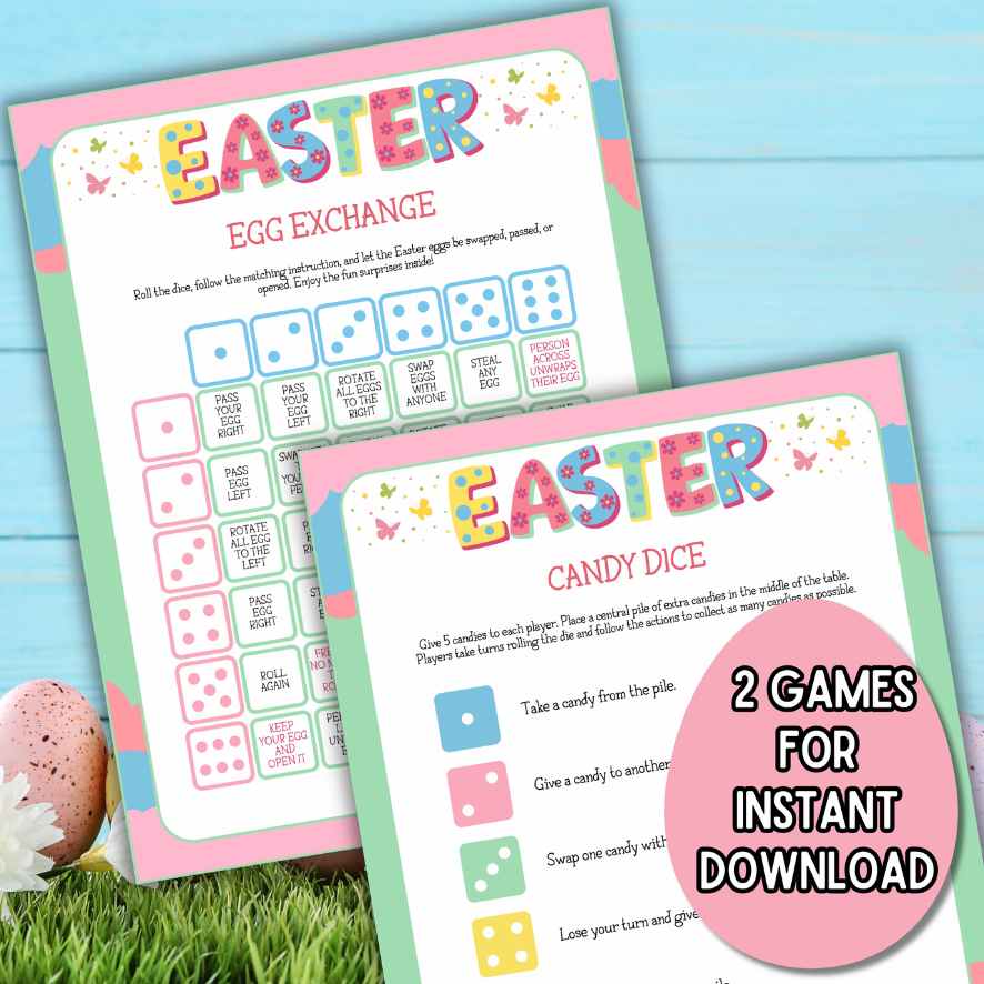 EASTER DICE GAMES
