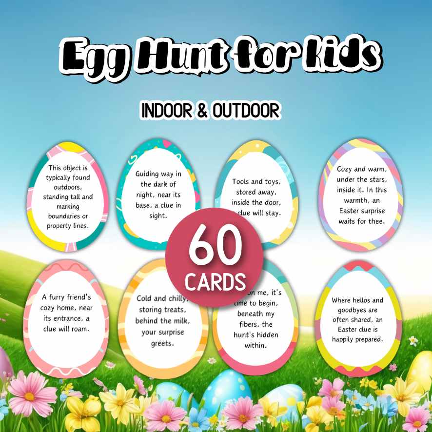 EASTER EGG HUNT FOR KIDS PRINTABLE