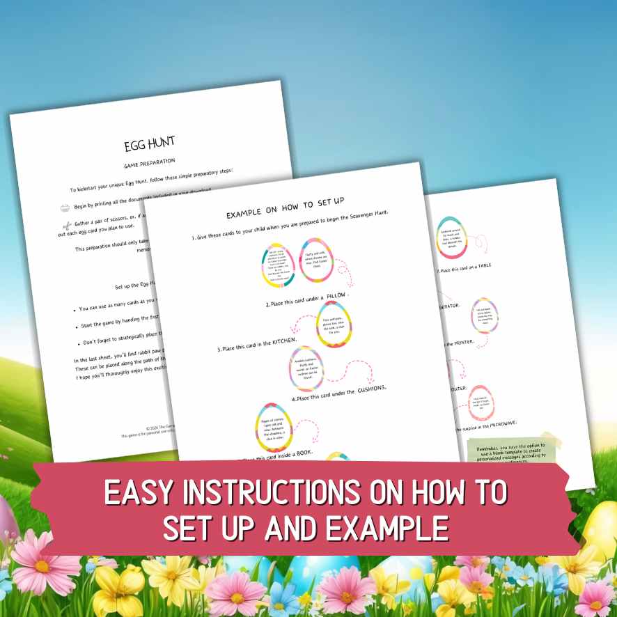 EASTER EGG HUNT FOR KIDS PRINTABLE - Image 2