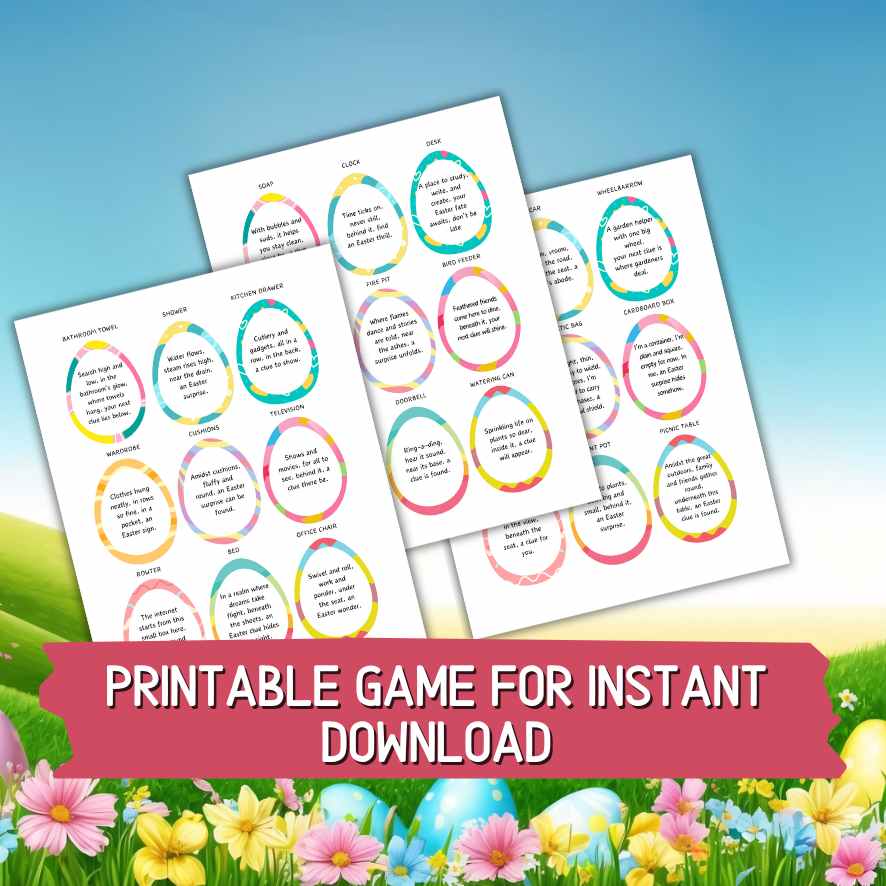 EASTER EGG HUNT FOR KIDS PRINTABLE - Image 3