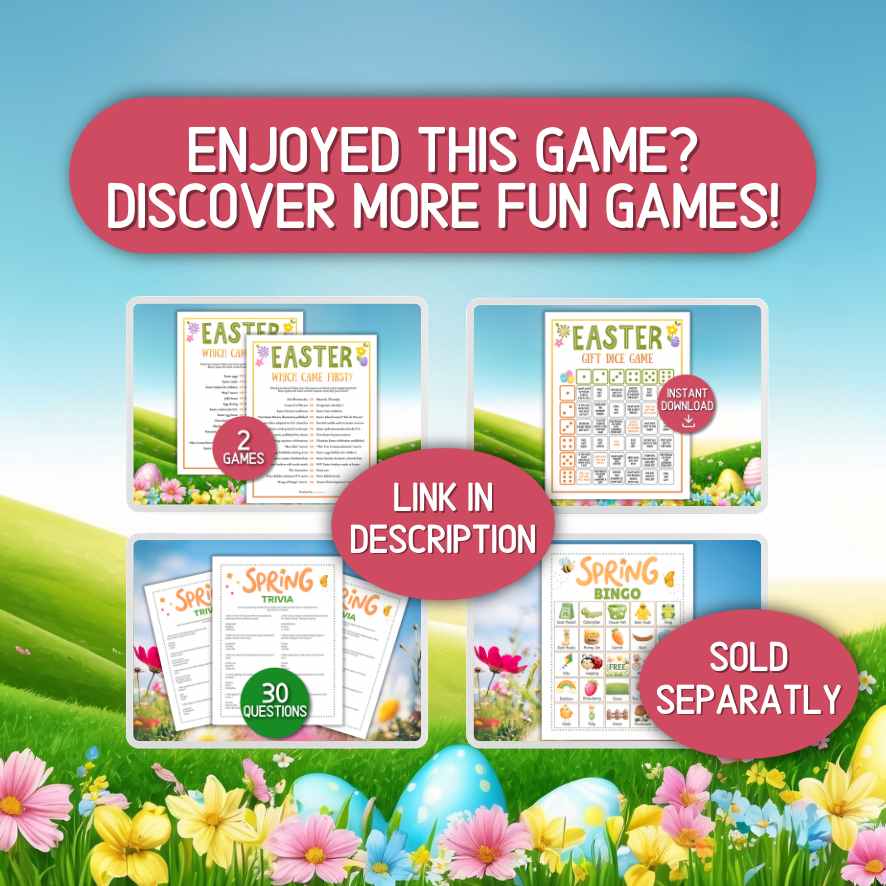 EASTER TRIVIA GAME PRINTABLE - Image 8