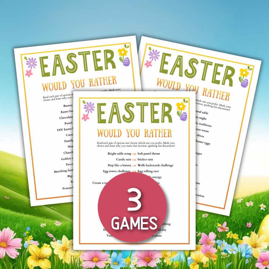 EASTER WOULD YOU RATHER GAME