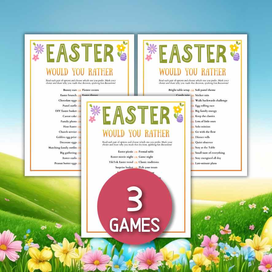 EASTER WOULD YOU RATHER GAME - Image 3