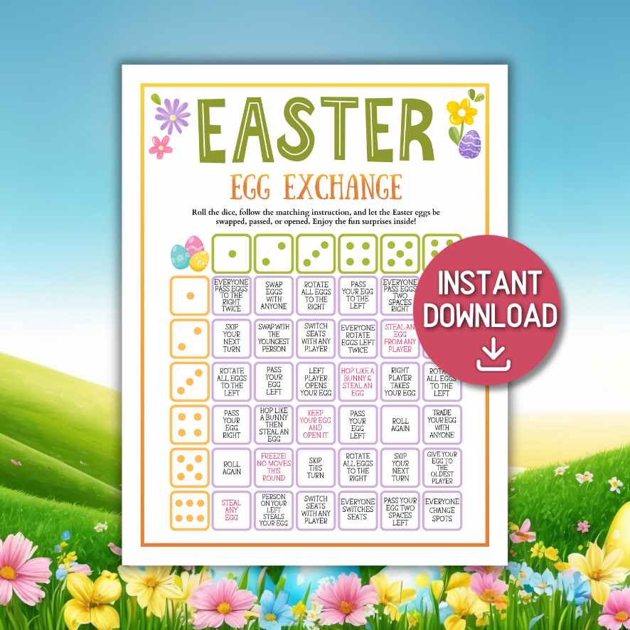 EGG DICE GAME