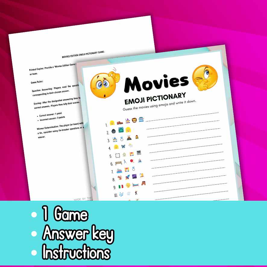 EMOJI GAME MOVIE PRINTABLE - Image 3