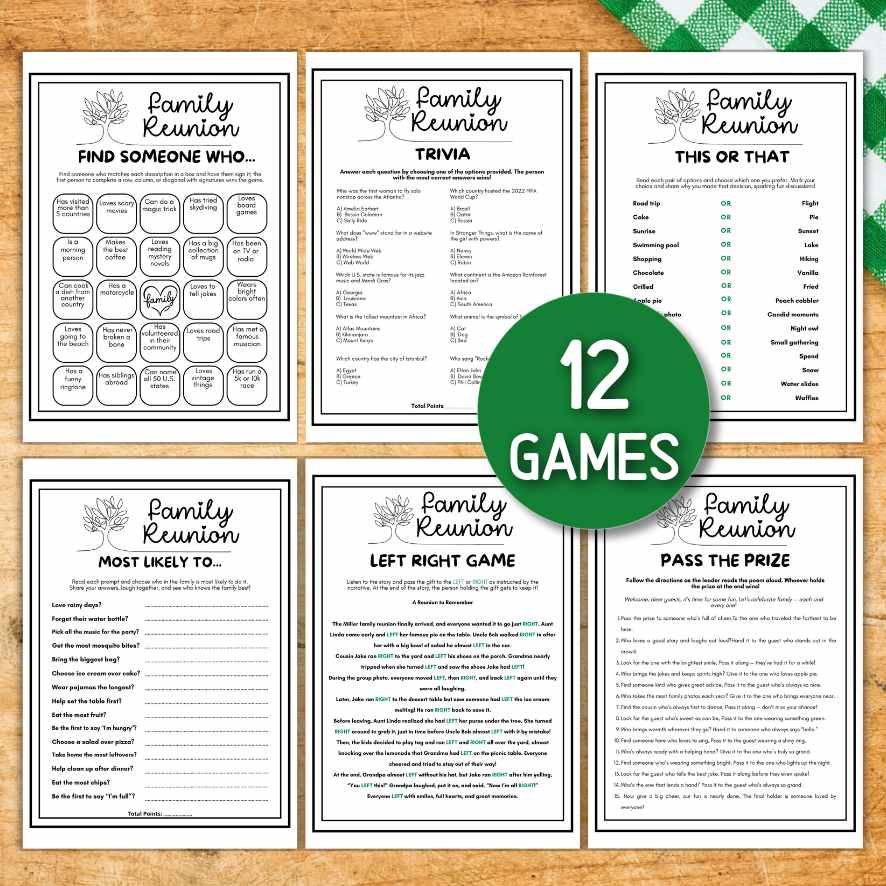 FAMILY REUNION GAMES BUNDLE - Image 2