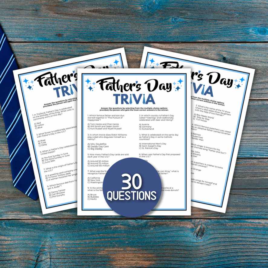 FATHER´S DAY TRIVIA GAME