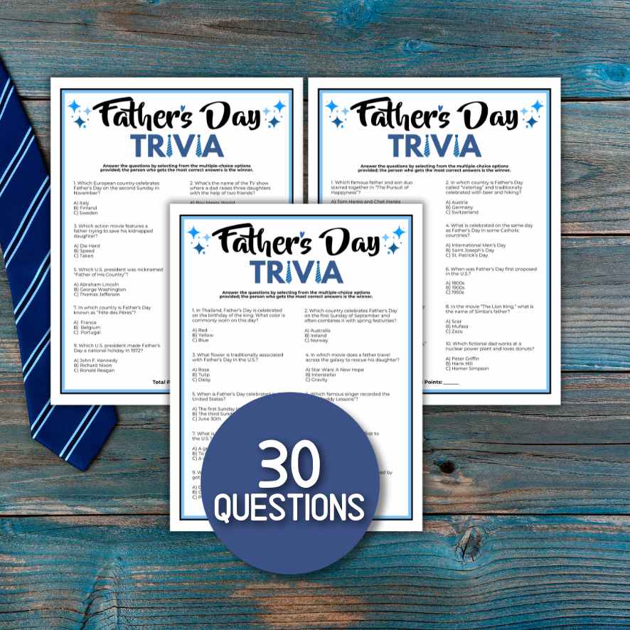 FATHER´S DAY TRIVIA GAME - Image 3