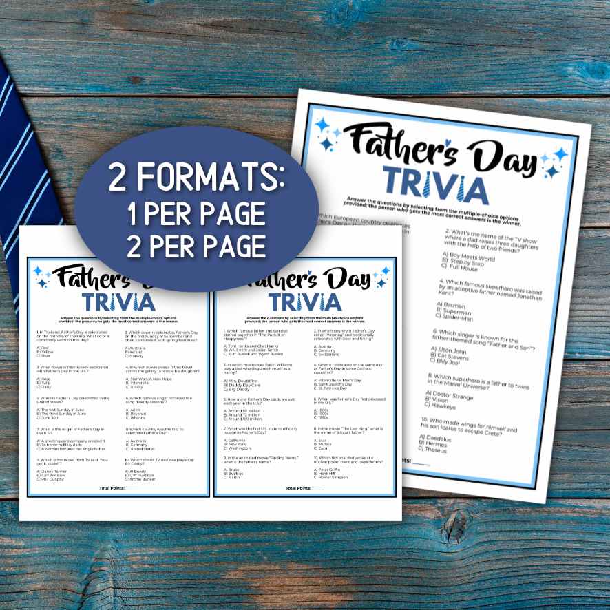 FATHER´S DAY TRIVIA GAME - Image 5