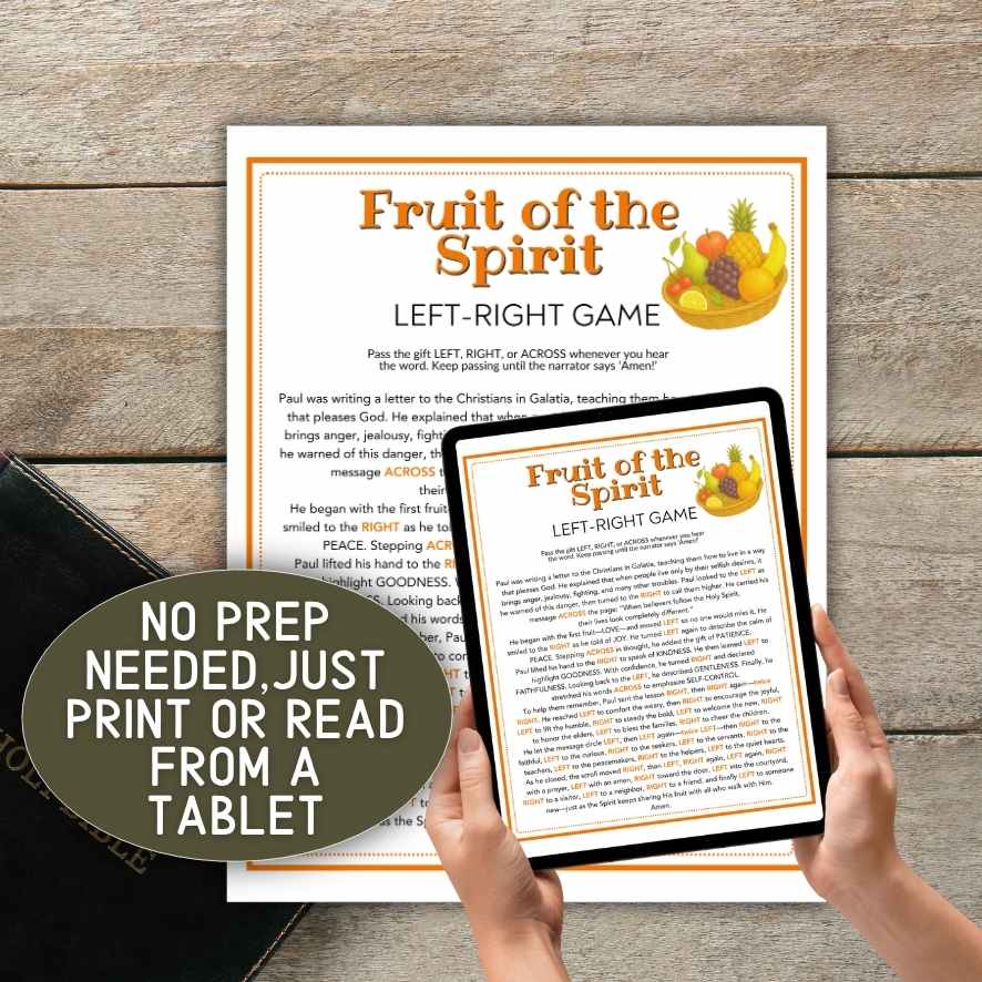 FRUIT OF THE SPIRIT LEFT RIGHT GAME - Image 3