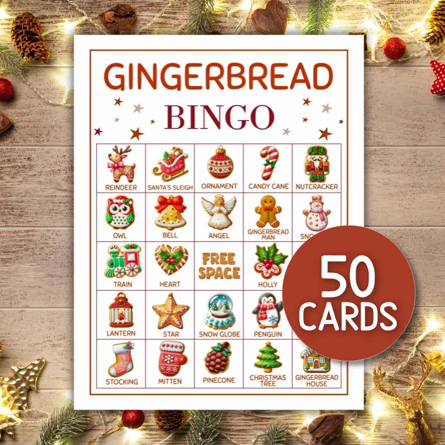 GINGERBREAD BINGO CARDS - Image 5