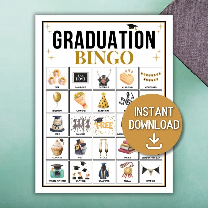GRADUATION BINGO GAME CARDS - Image 2