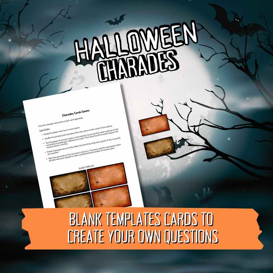 HALLOWEEN CHARADES GAME PRINTABLE - Image 4