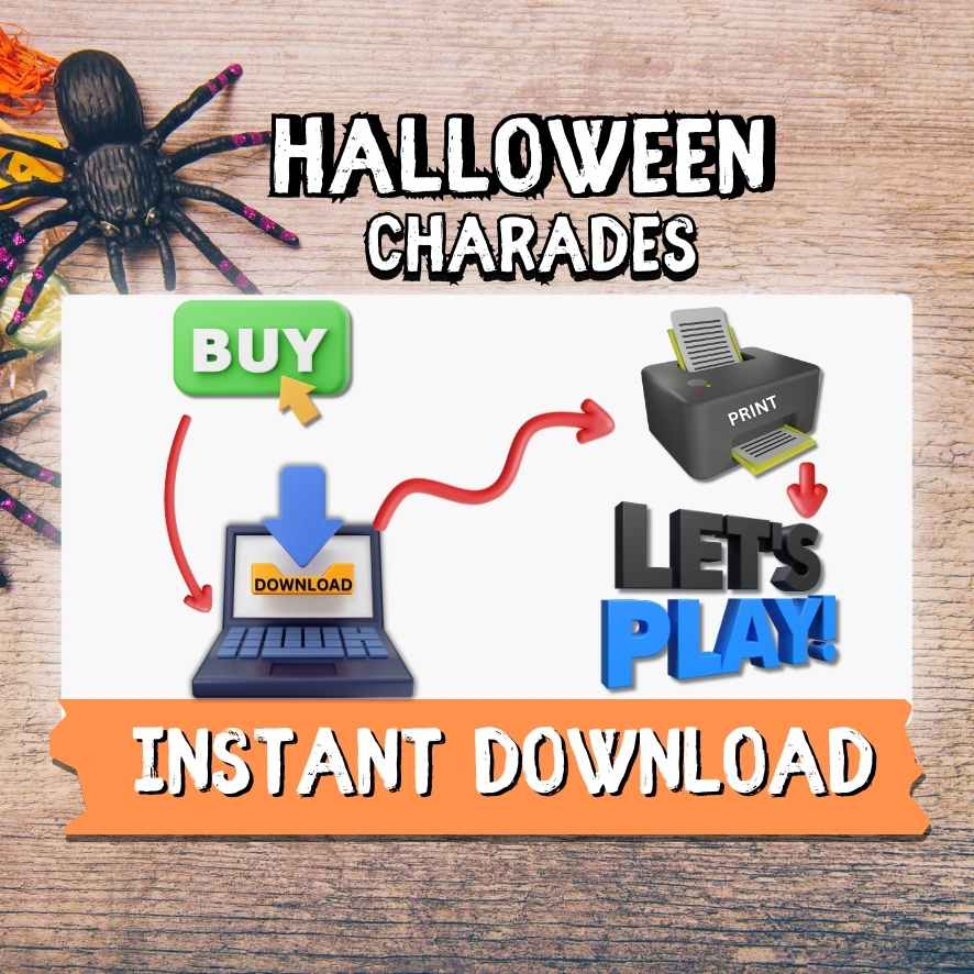 HALLOWEEN CHARADES PRINTABLE GAME - Image 8