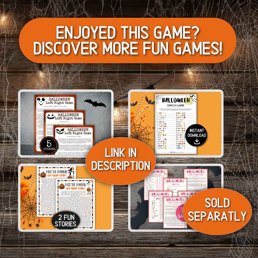 HALLOWEEN EMOJI GAME PRINTABLE - Image 8