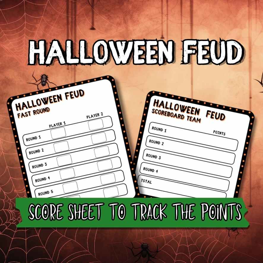 HALLOWEEN FEUD PRINTABLE GAME - Image 4