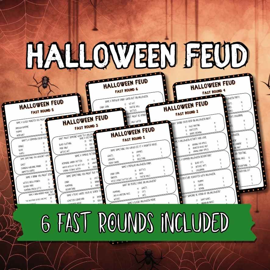 HALLOWEEN FEUD PRINTABLE GAME - Image 6